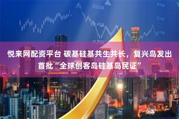 悦来网配资平台 碳基硅基共生共长，复兴岛发出首批“全球创客岛硅基岛民证”